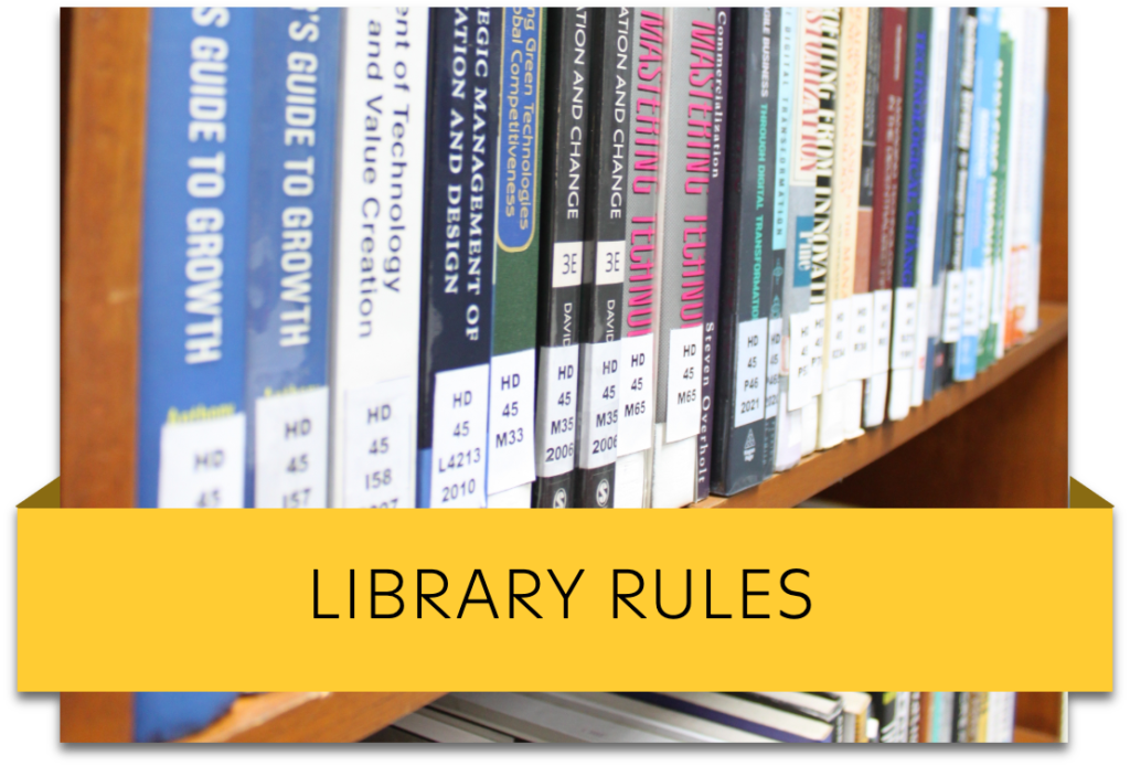 Library Rules Box